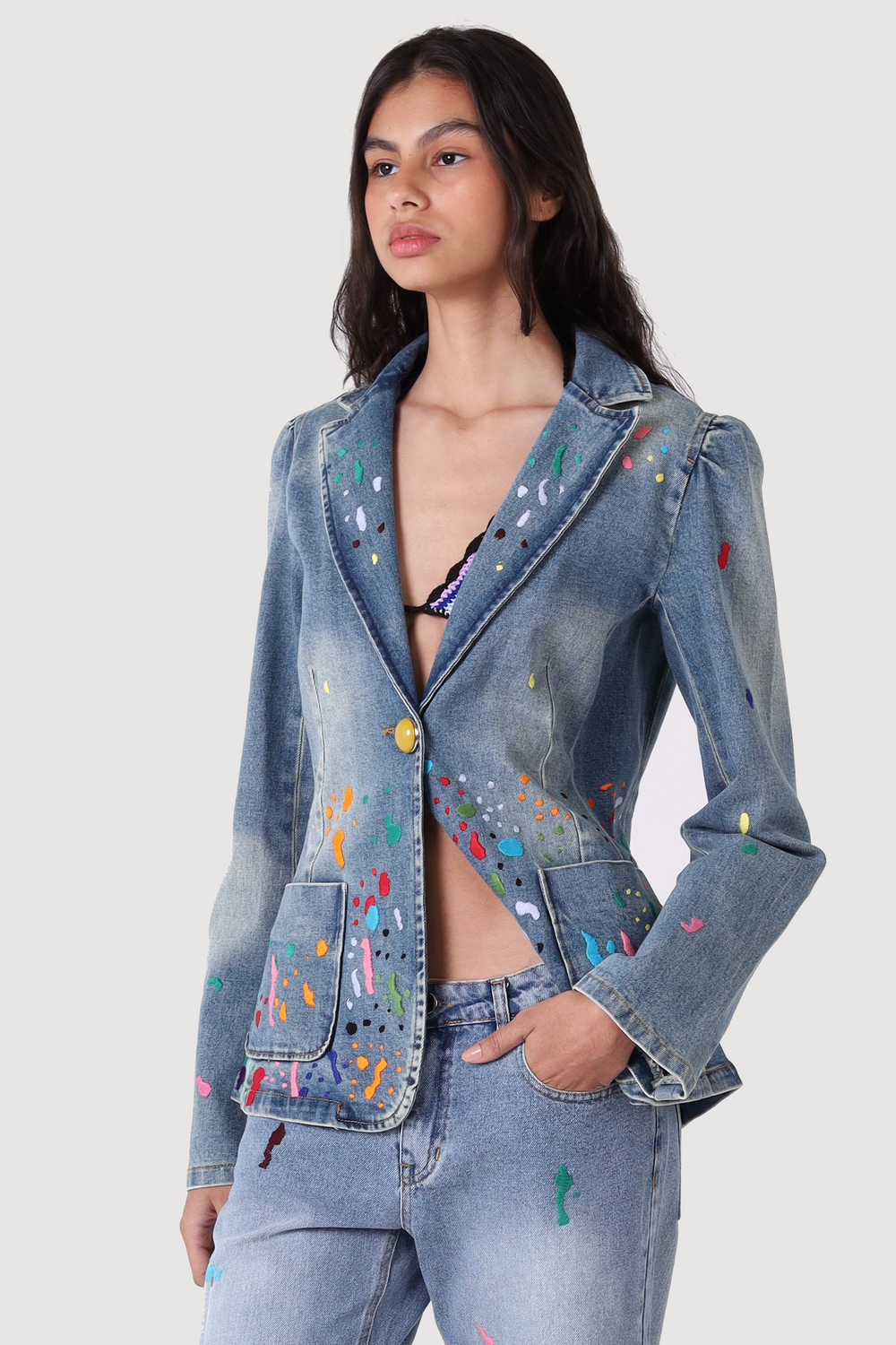 MURANO DENIM BLAZER
