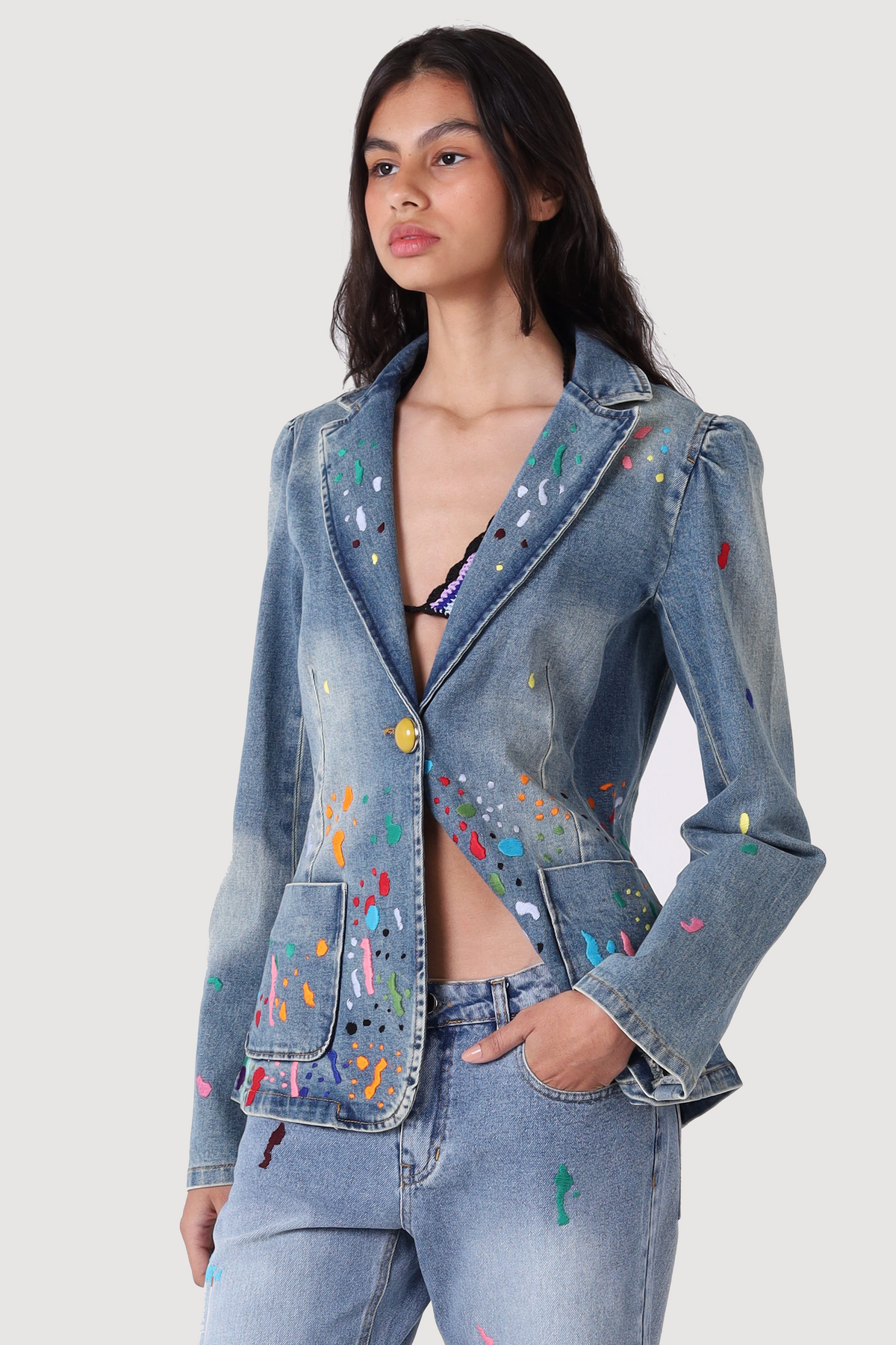 MURANO DENIM BLAZER