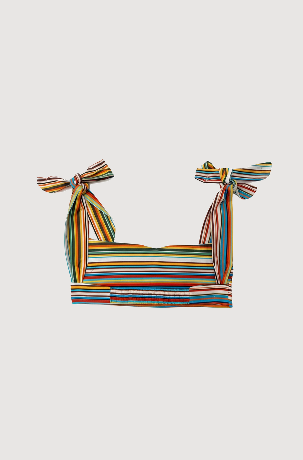 JERBA COTTON POPLIN CROPPED TOP