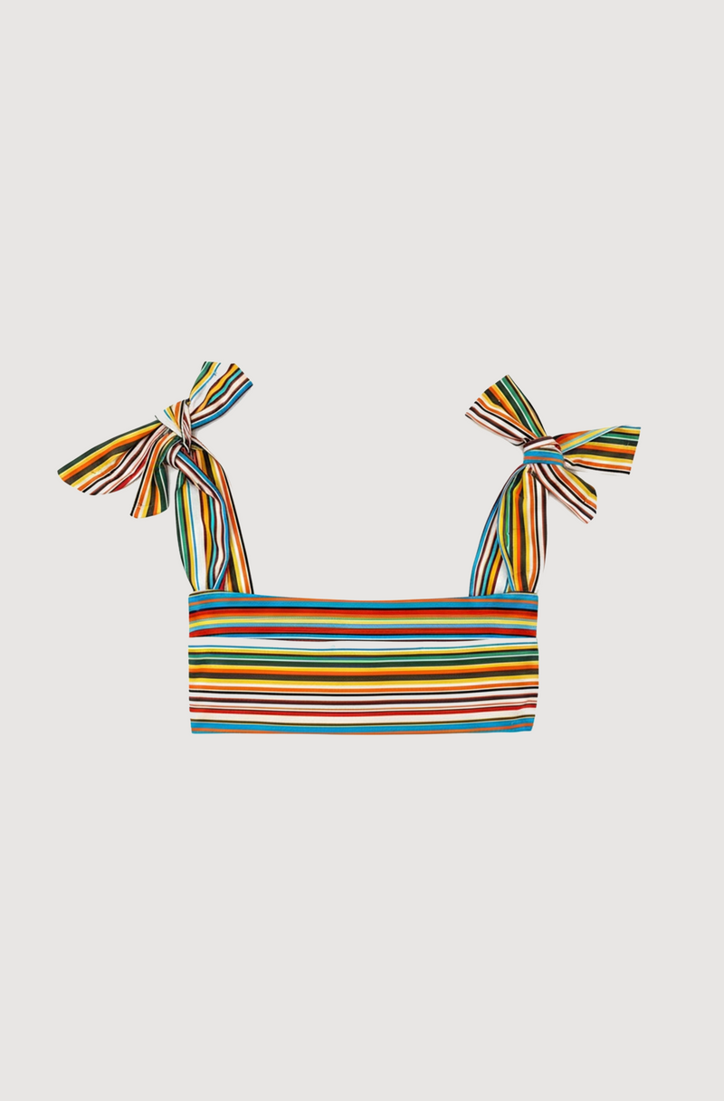 JERBA COTTON POPLIN CROPPED TOP