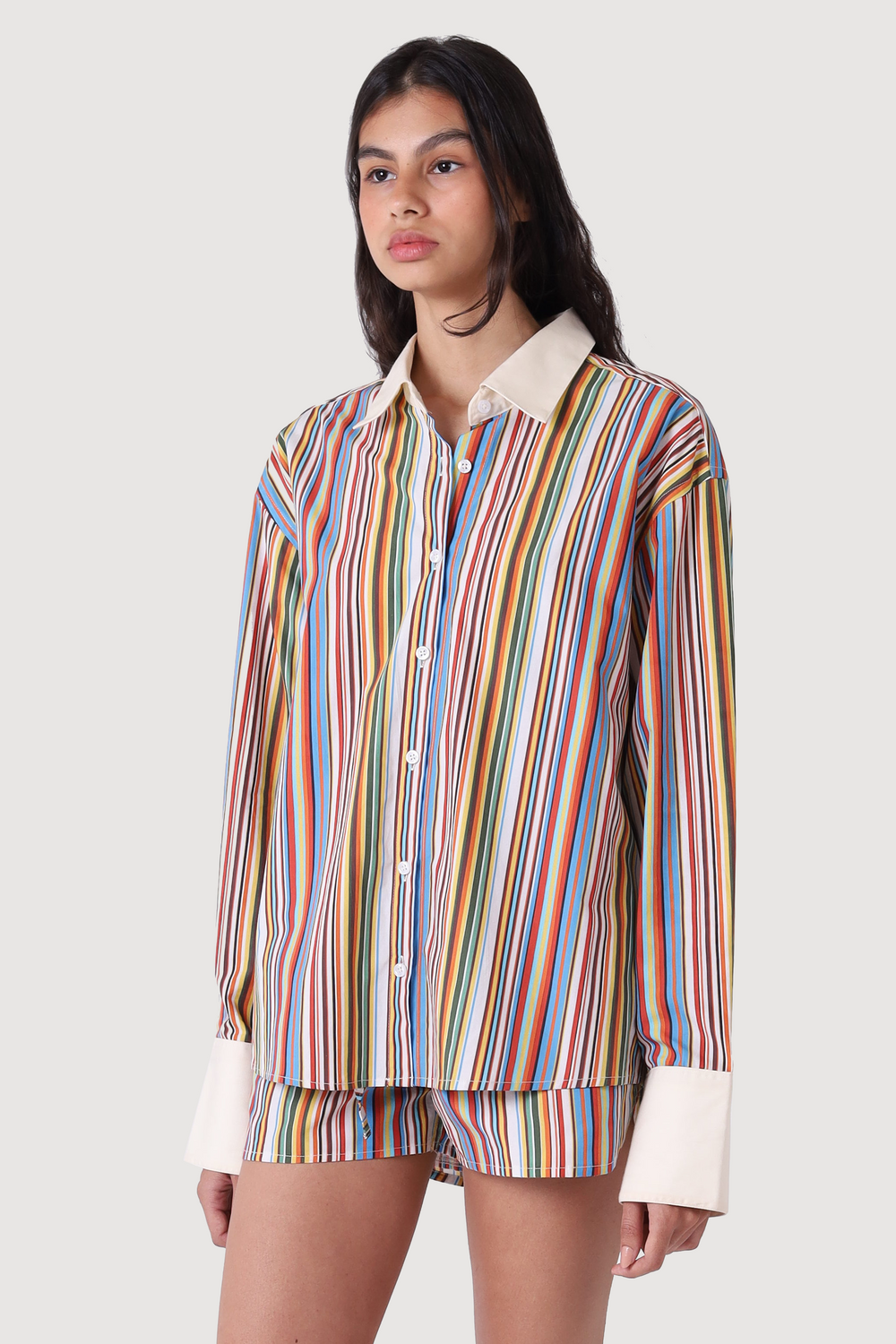 JERBA COTTON POPLIN SHORTS