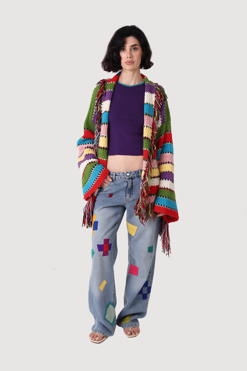 JOIE WOOL KNIT CARDIGAN