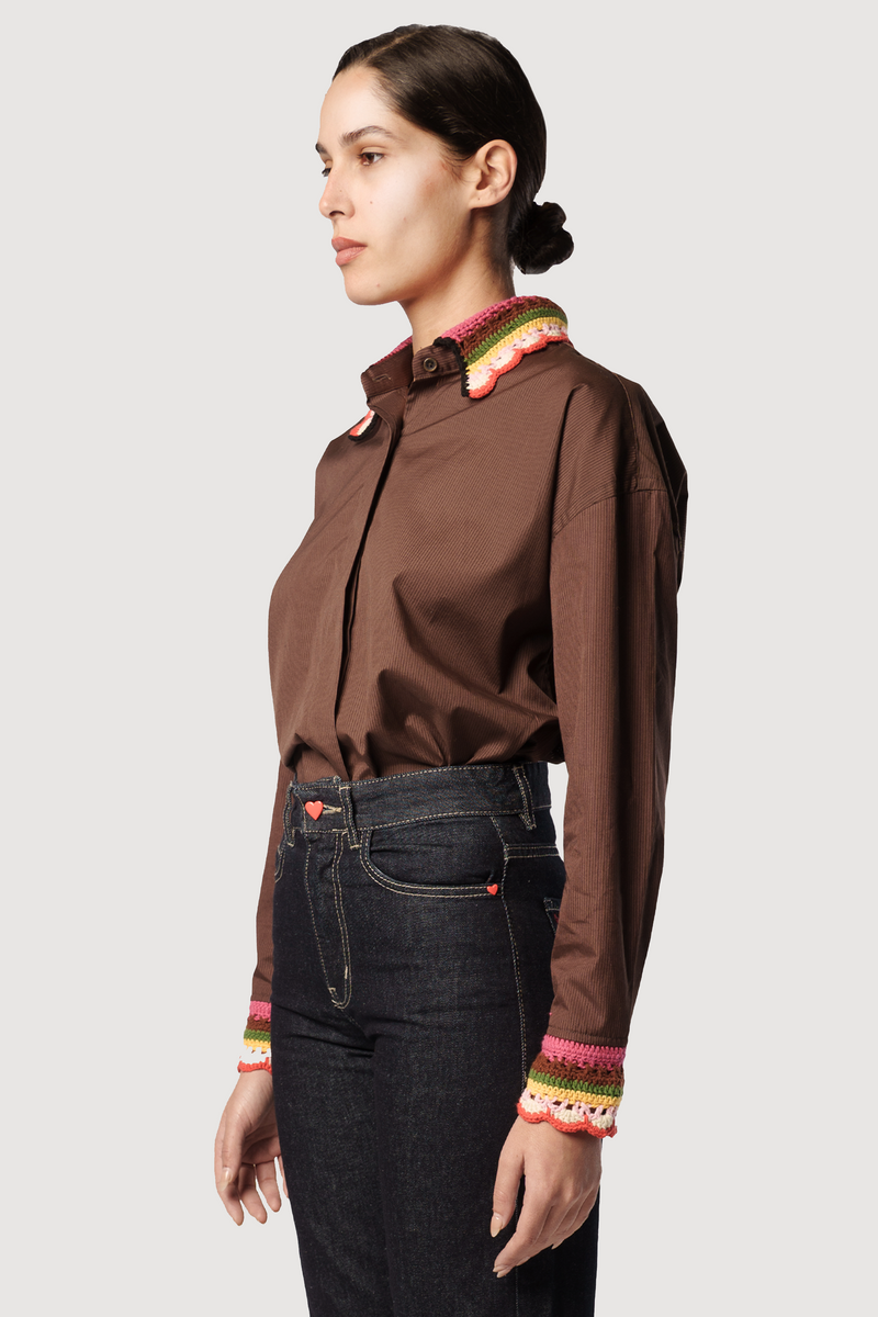 DALIDA POPLIN SHIRT