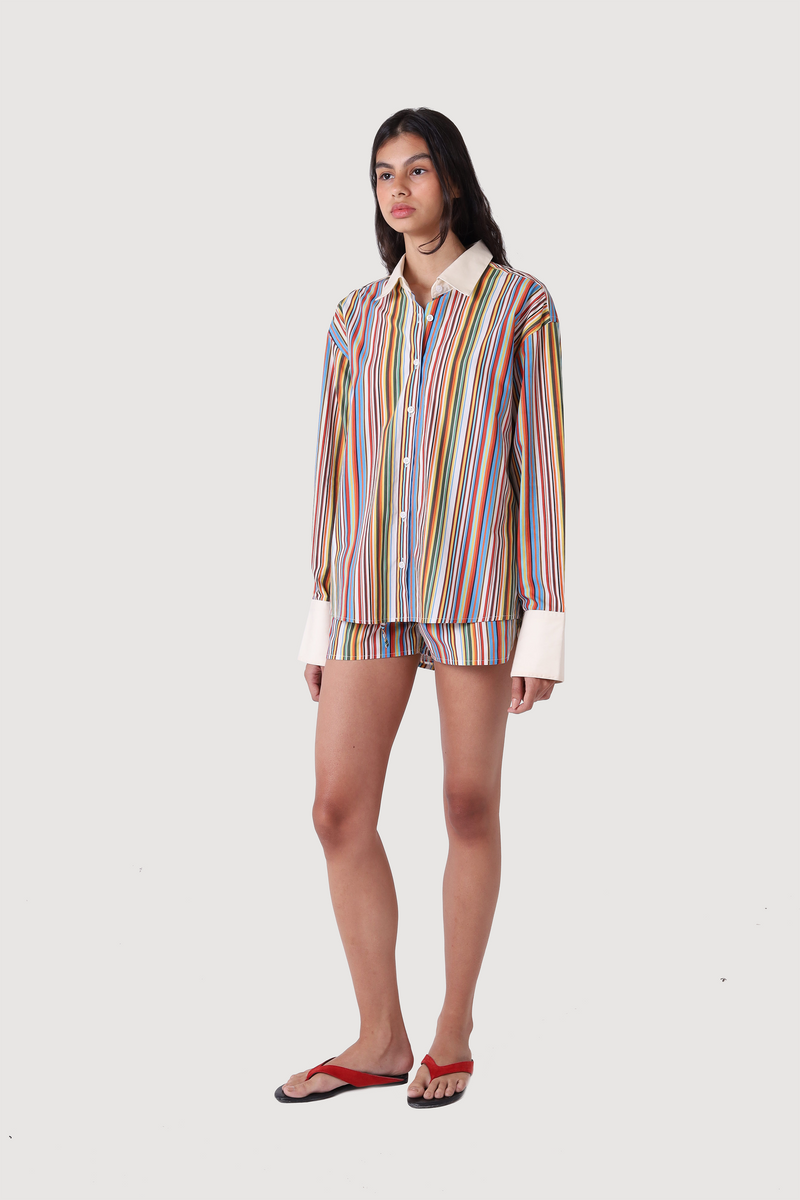 JERBA COTTON POPLIN SHORTS