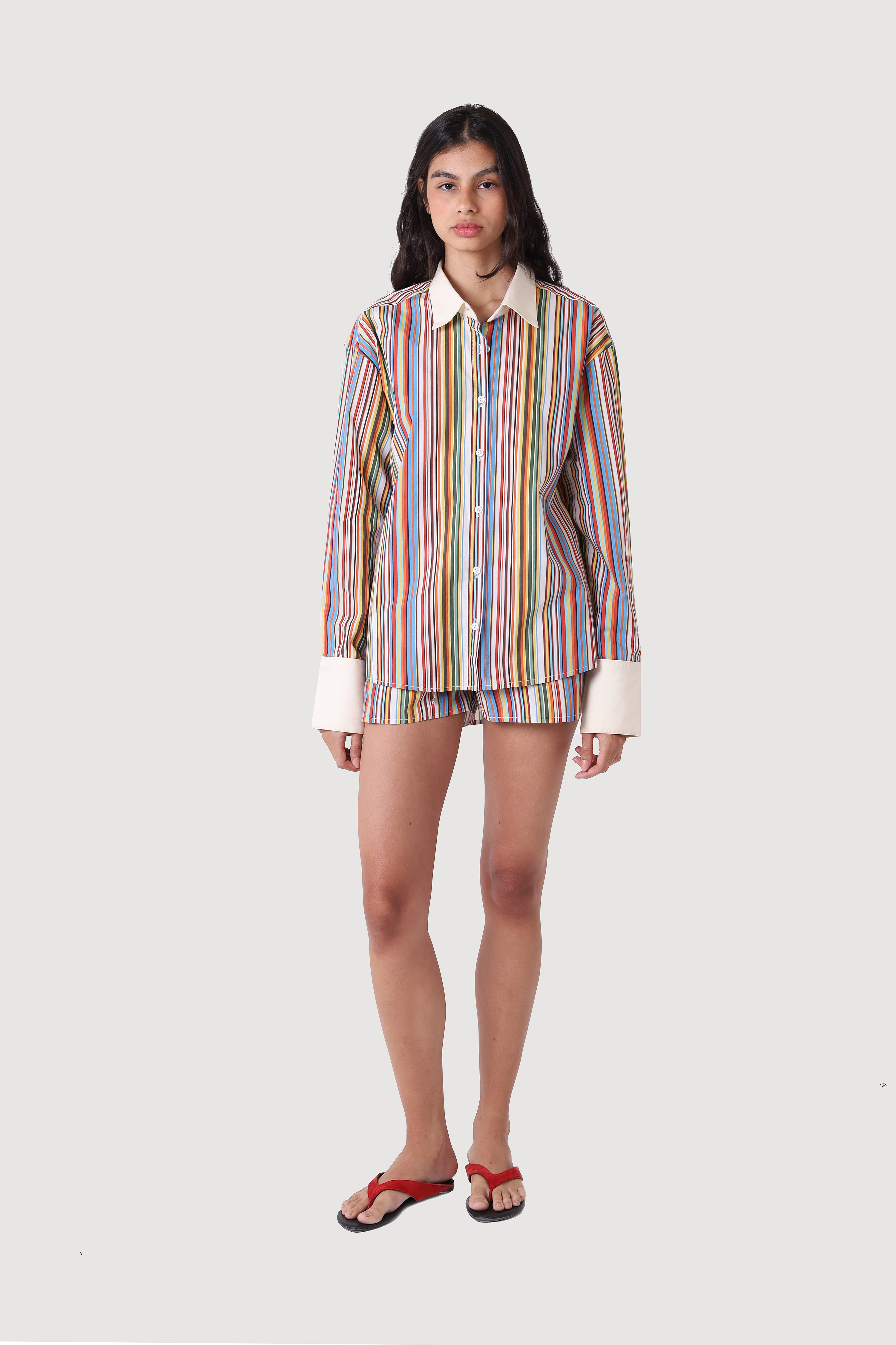 JERBA COTTON POPLIN SHORTS
