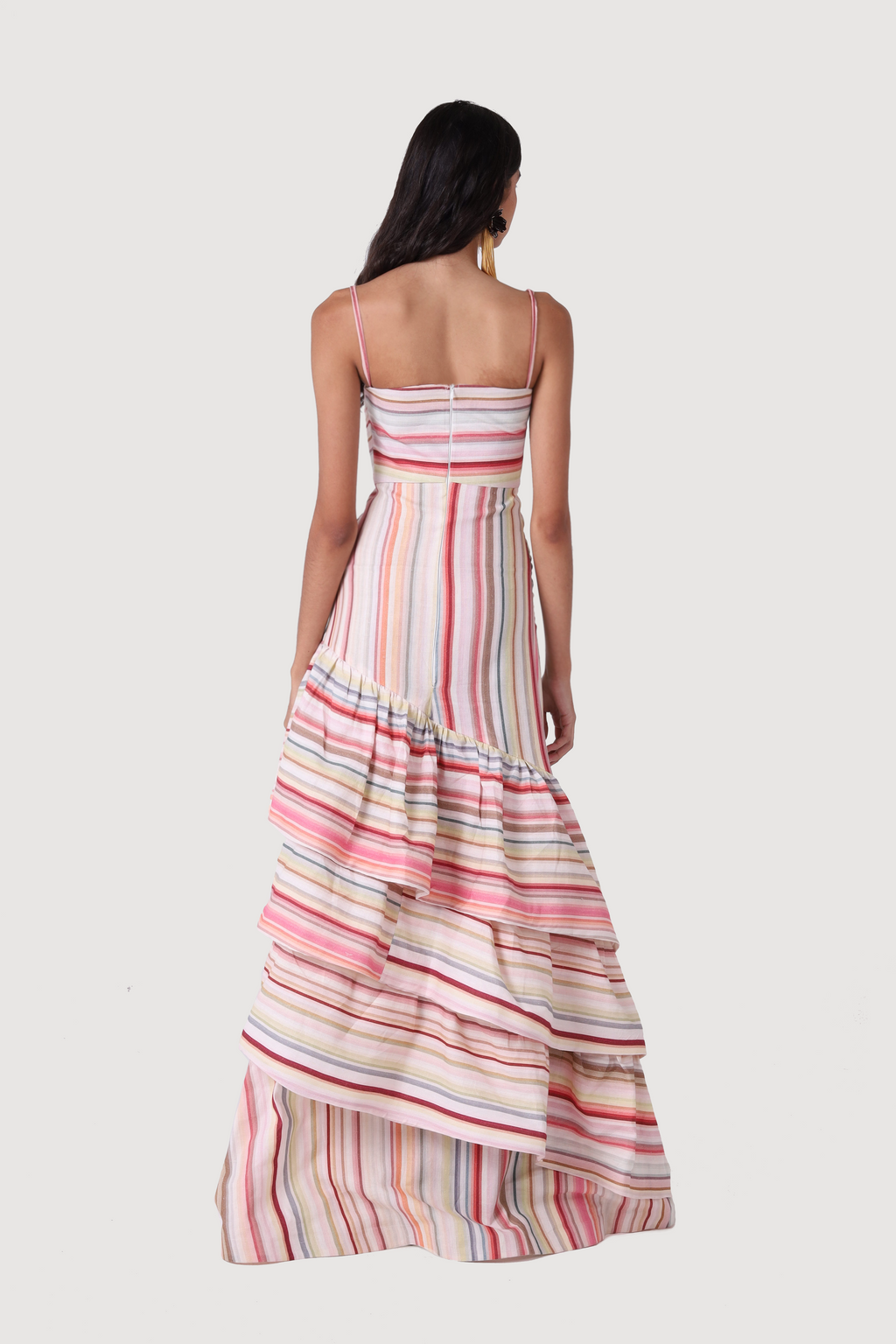 BLUSH LINEN MAXI DRESS