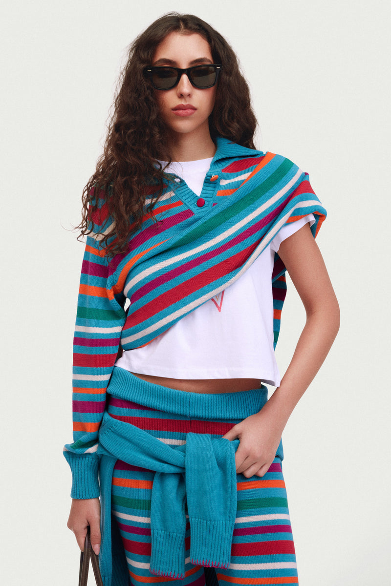 LALLA MULTICOLOUR CREWNECK