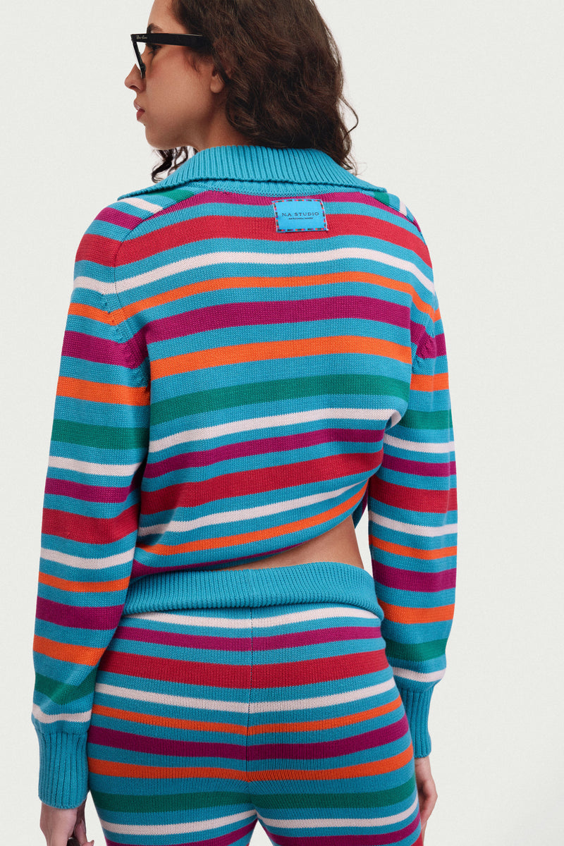 LALLA MULTICOLOUR CREWNECK