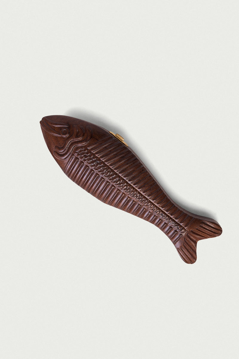 AMAN WALNUT CLUTCH